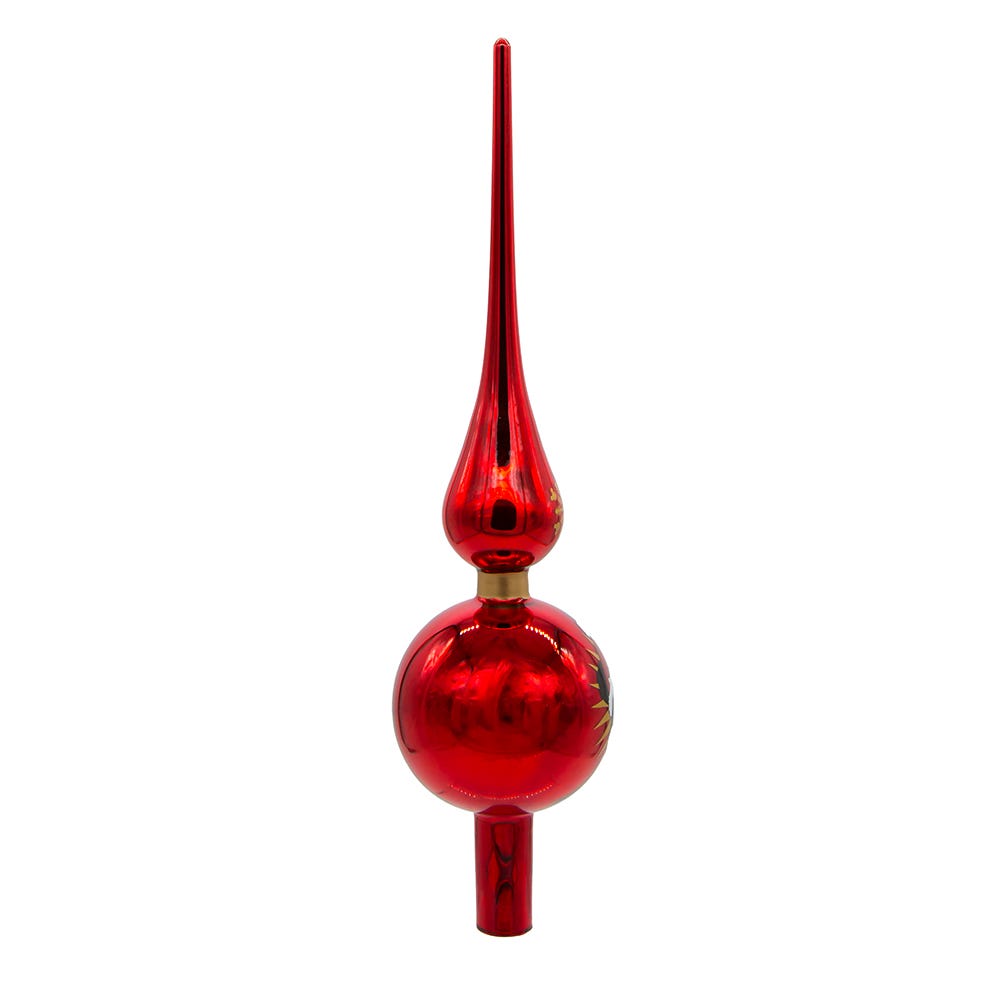 Kurt Adler 12-Inch Mickey Glass Treetop